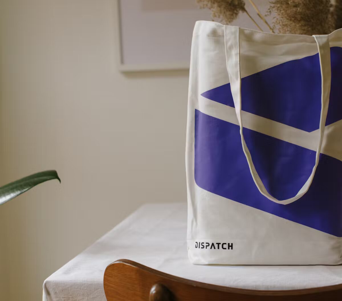 Organic cotton tote bag